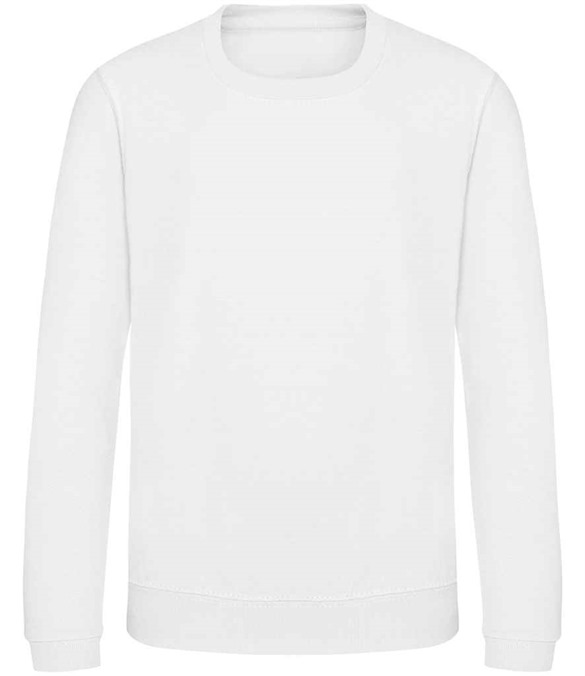AWDis Kids Sweatshirt – Arctic White