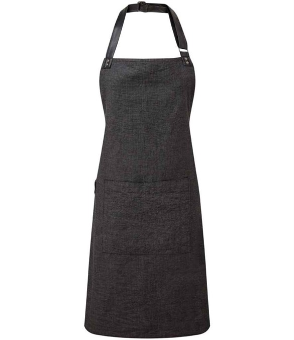 Premier Annex Oxford Bib Apron – Black