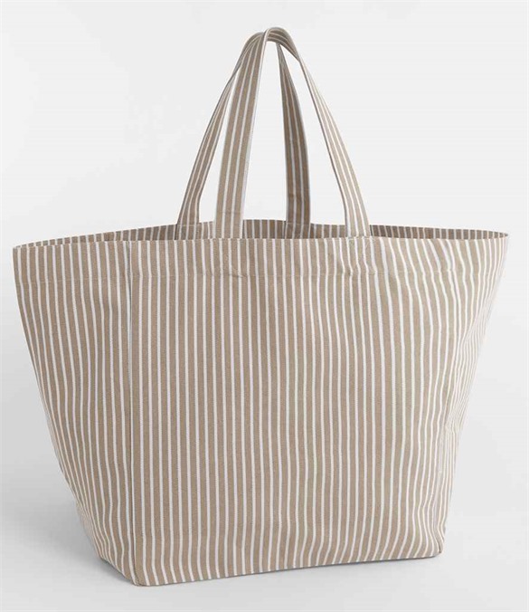 Westford Mill Oversized Beach Bag – Biscuit Stripe