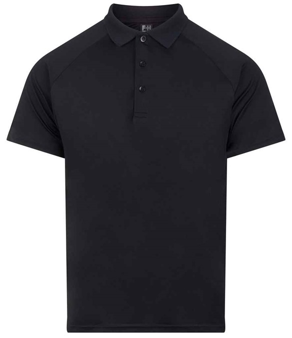 Finden + Hales Team Polo Shirt – Black/Black