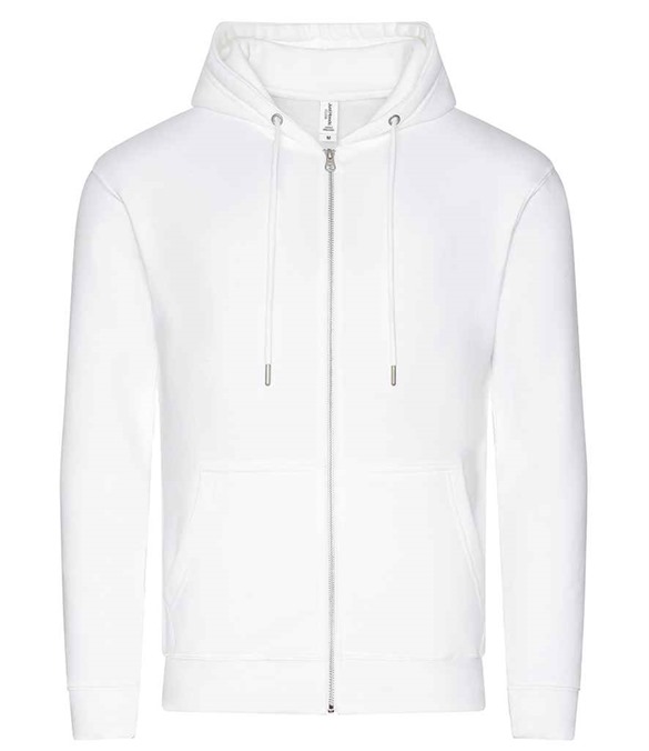 AWDis Organic Zoodie – Arctic White