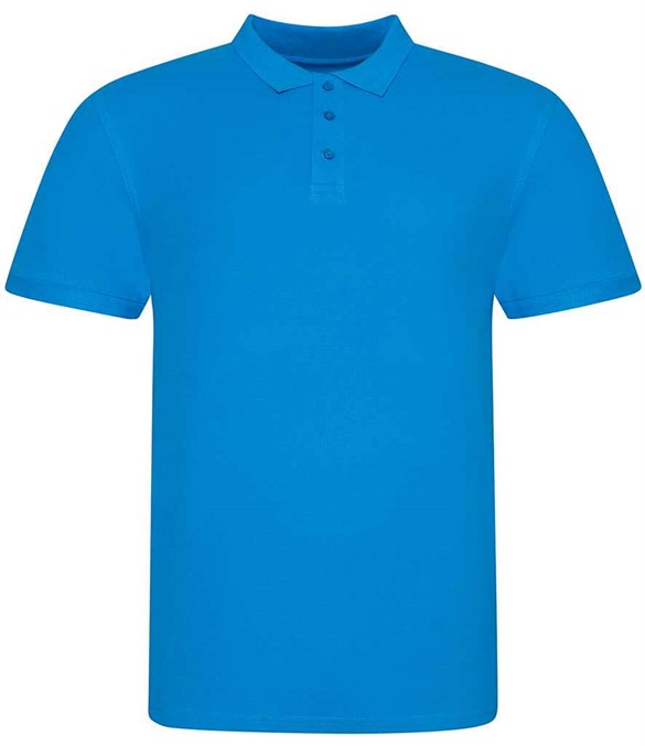 AWDis The 100 Cotton Pique Polo Shirt – Azure