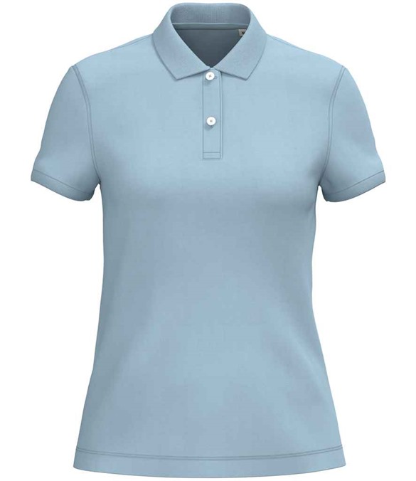 Native Spirit Ladies Pique Polo Shirt – Aquamarine