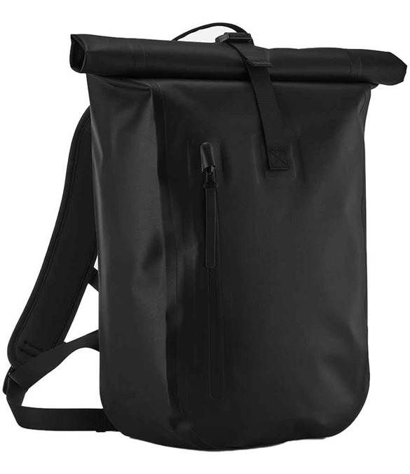Quadra Waterproof Roll-Top Lite Backpack – Black