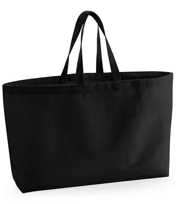 Westford Mill Oversized Canvas Tote Bag – Black