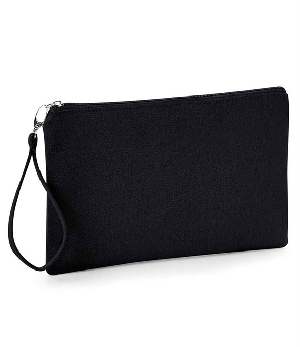 Westford Mill Canvas Wristlet Pouch – Black/Black