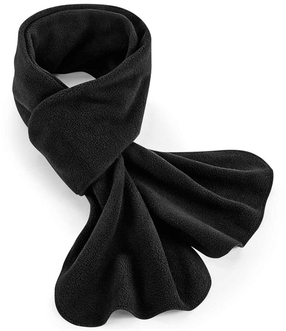 Beechfield Recycled Fleece Scarf – Black