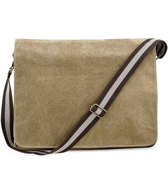 Quadra Vintage Canvas Despatch Bag – Sahara