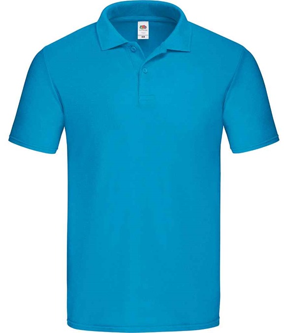 Fruit of the Loom Original Pique Polo Shirt – Azure