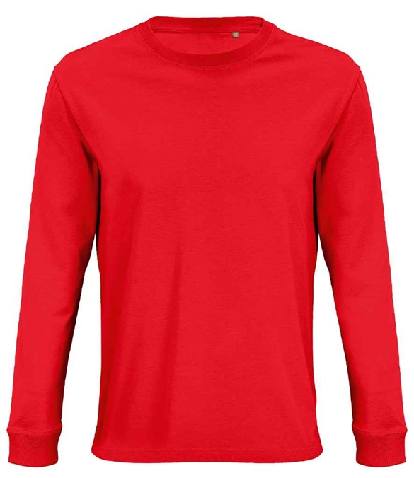 SOL'S Unisex Pioneer Long Sleeve T-Shirt – Bright Red
