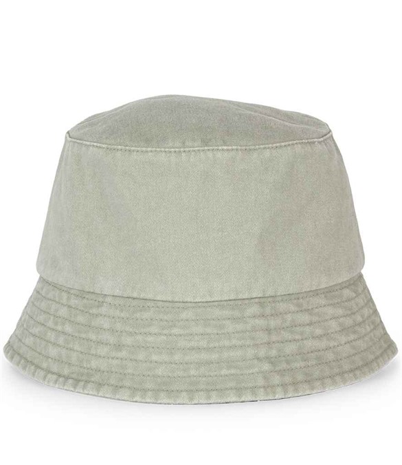 Native Spirit Faded Bucket Hat – Washed Almond Green