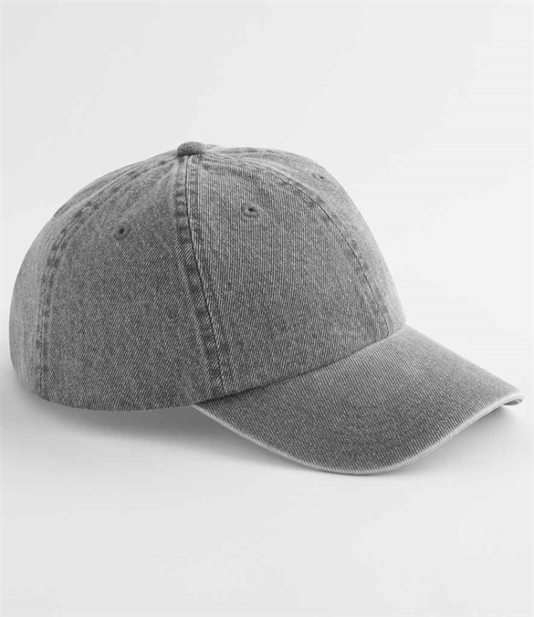 Beechfield Denim Cap – Acid Grey