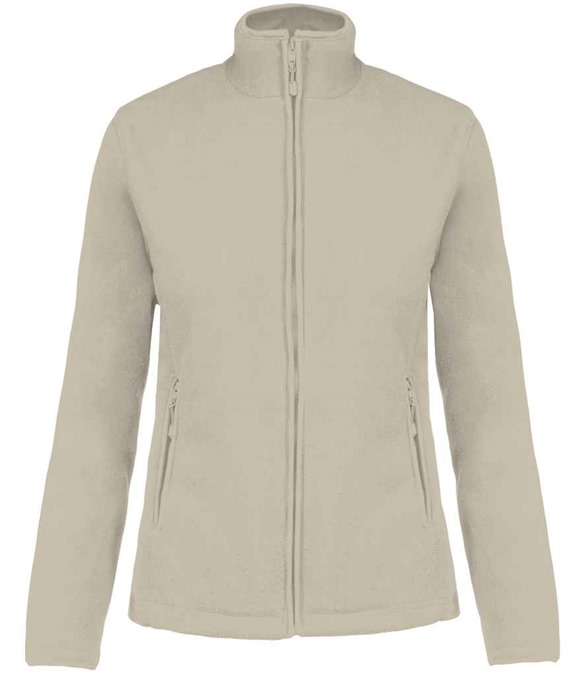 Kariban Ladies Maureen Micro Fleece Jacket – Beige