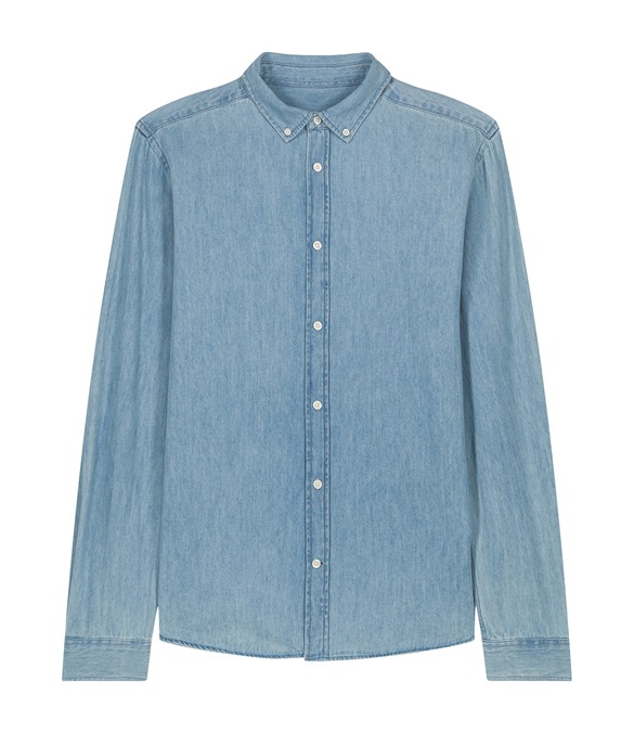 Stanley denim shirt (STWM967) – Light Wash
