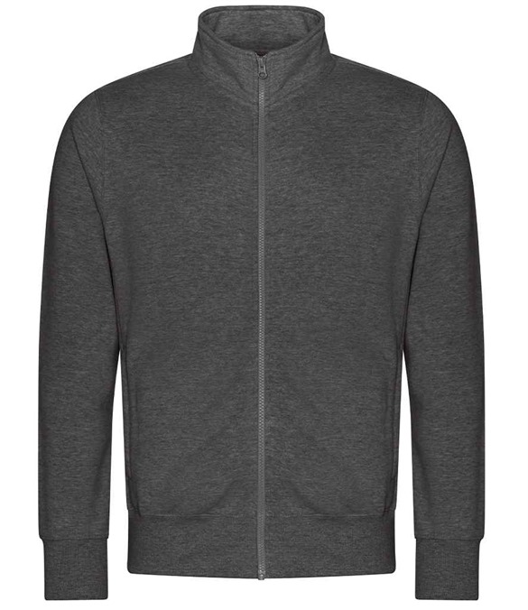 AWDis Campus Full Zip Sweatshirt – Charcoal