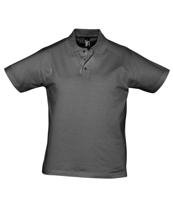 SOL'S Prescott Cotton Jersey Polo Shirt – Dark Grey
