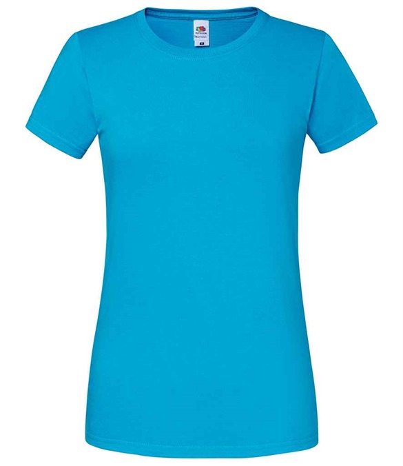 Fruit of the Loom Ladies Iconic 195 T-Shirt – Azure