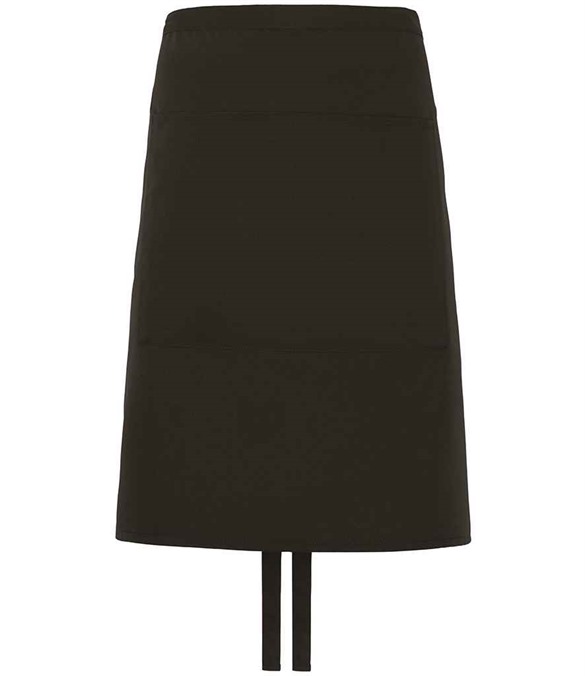 Dennys Polyester Waist Apron with Pocket – Black