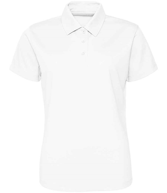 AWDis Ladies Cool Polo Shirt – Arctic White