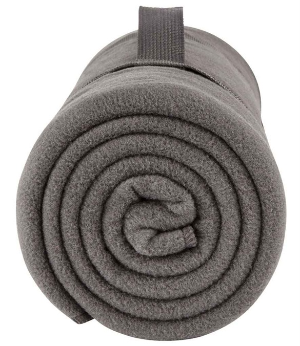 SOL'S Plaid Fleece Blanket – Charcoal