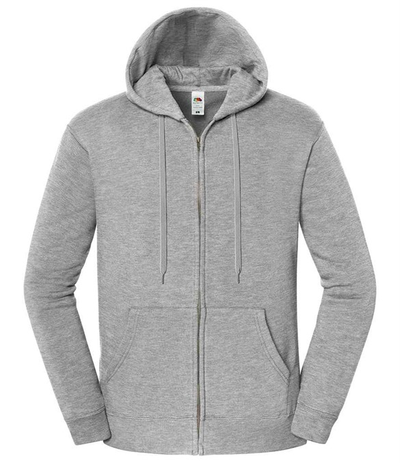 Fruit of the Loom Iconic Premium Hooded Sweat Jacket – Athletic Heather