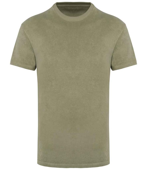 Native Spirit Terry Towel T-Shirt – Almond Green