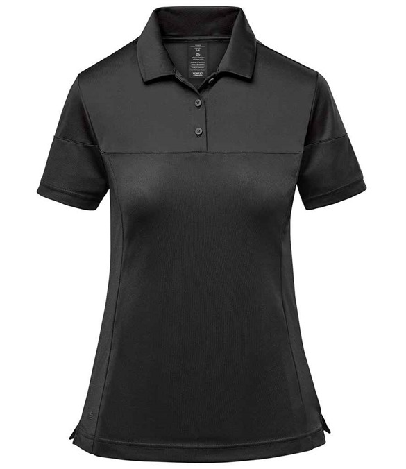 Stormtech Ladies Monterey Two-Tone Polo Shirt – Granite/Black