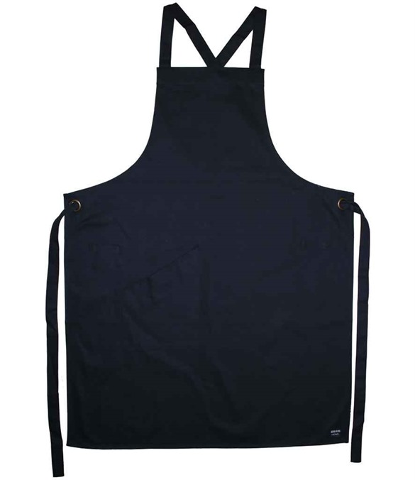 Le Chef Crossover Bib Apron – Black