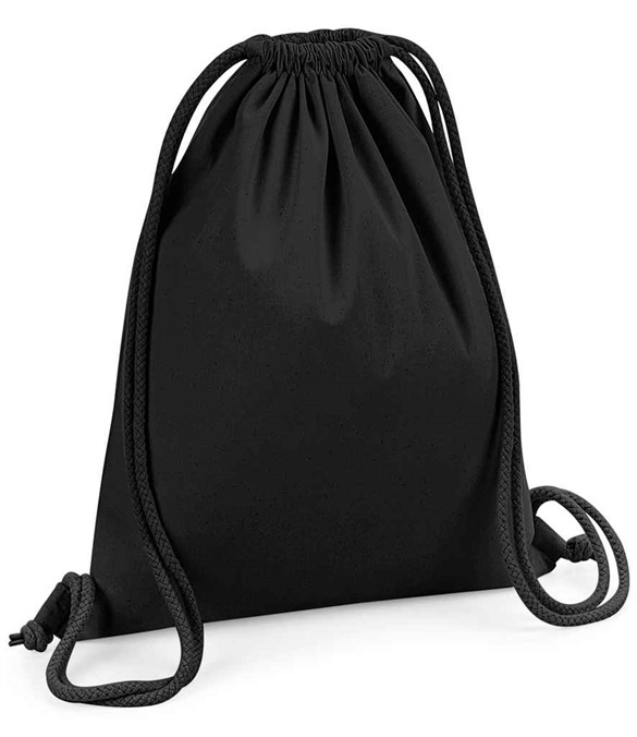 Westford Mill Organic Premium Cotton Gymsac – Black