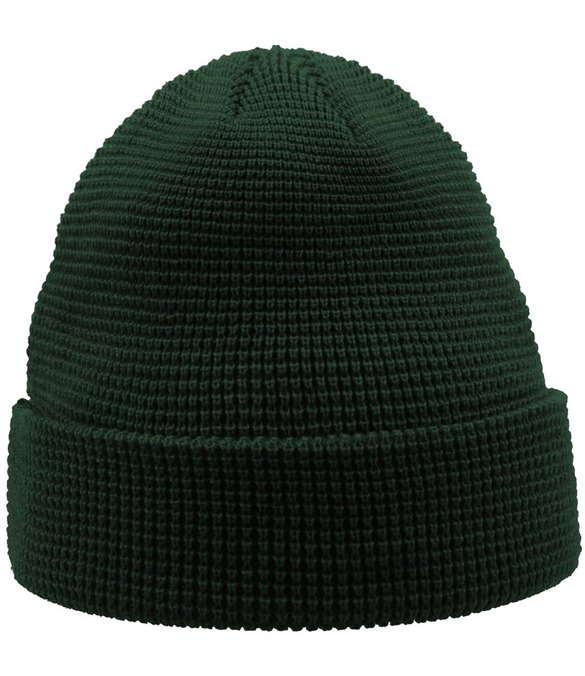 Atlantis Blog Waffle Beanie – Bottle Green