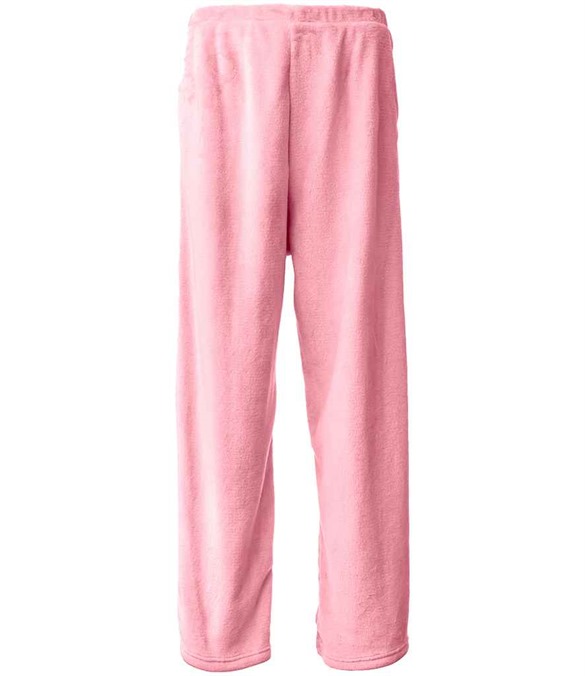 Brand Lab Ladies Plush Fleece Lounge Trousers – Blush Pink