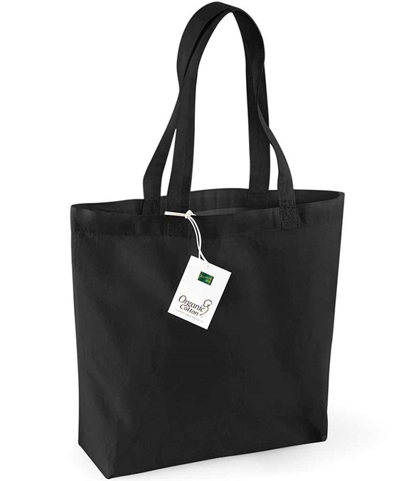 Westford Mill Organic Cotton Shopper – Black
