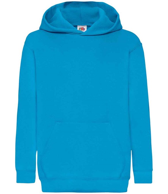 Fruit of the Loom Kids Classic Hooded Sweatshirt – Azure