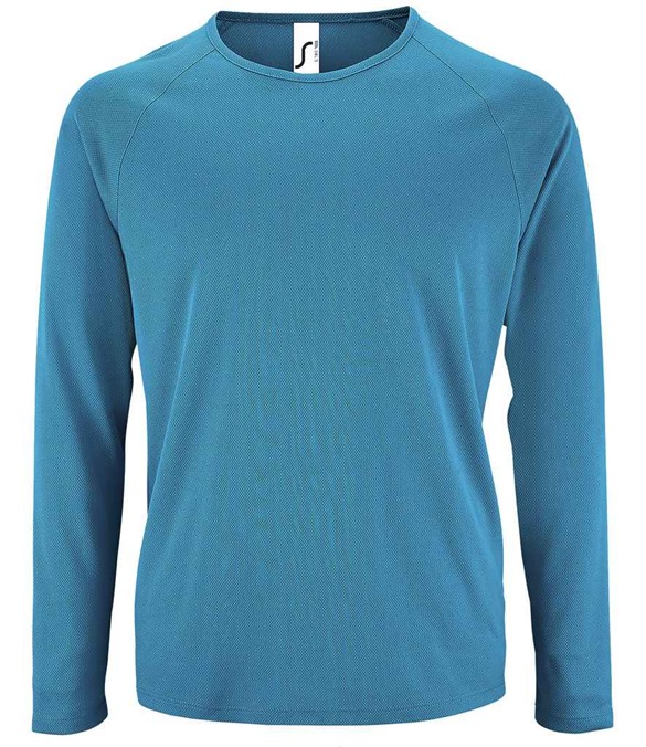 SOL'S Sporty Long Sleeve Performance T-Shirt – Aqua