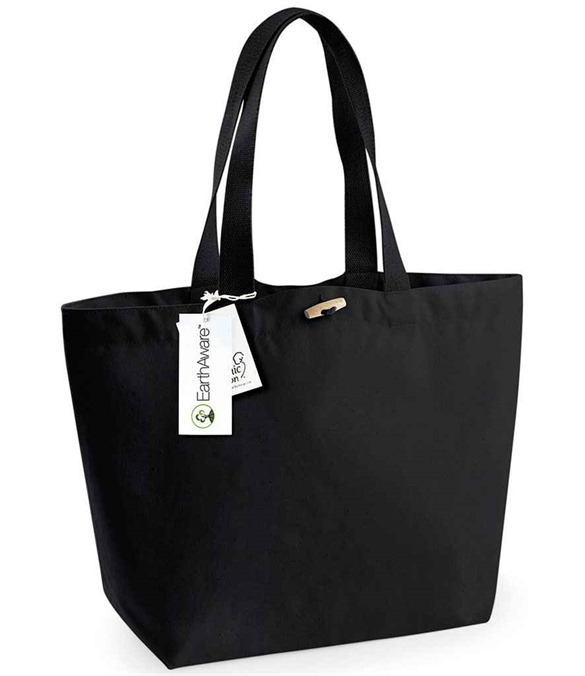 Westford Mill EarthAware Organic Marina Tote Bag – Black