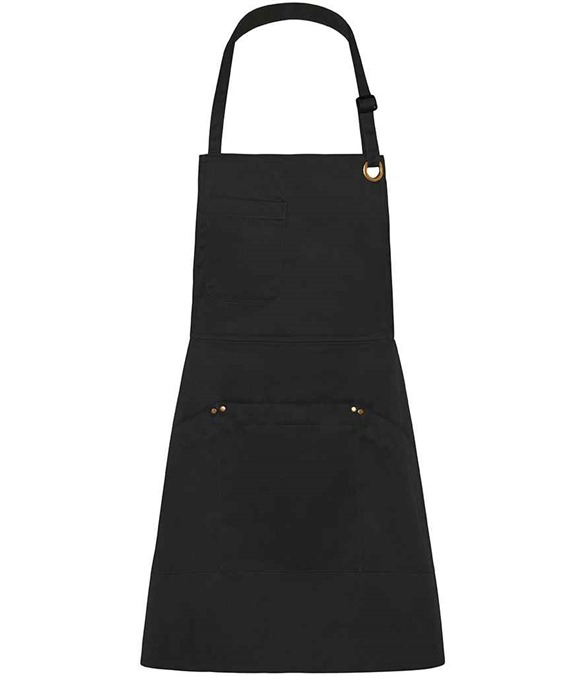 Le Chef Utility Bib Apron – Black