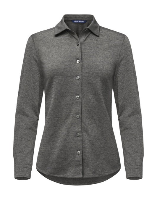 Ladies Advantage Shirt – Anthracite Melange