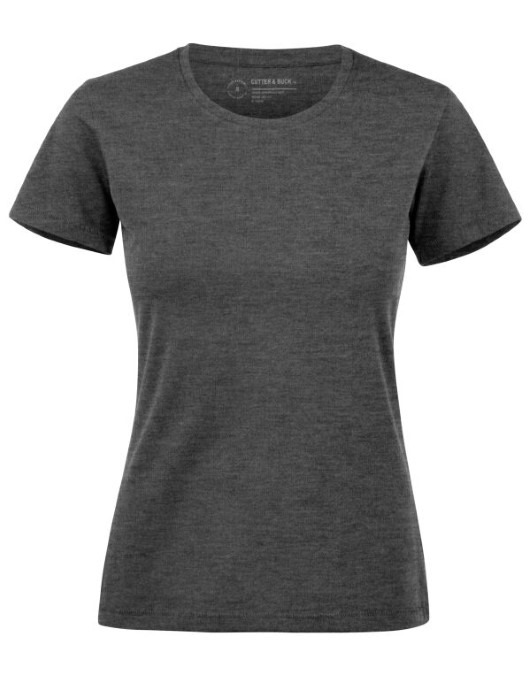 Ladies Manzanita Roundneck T-Shirt – Anthracite Melange