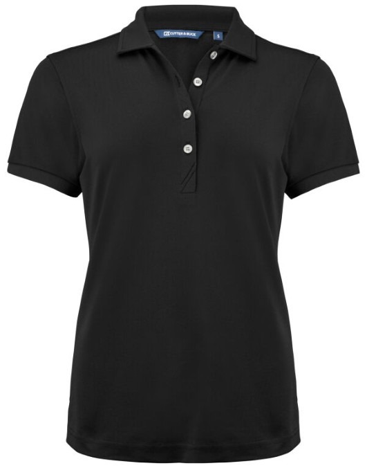Ladies Virtue Polo Solid – Black