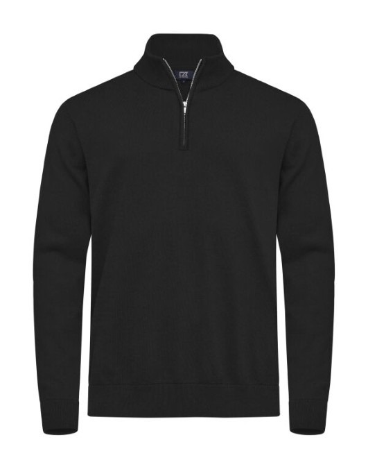 Oakville Half Zip Sweater – Black