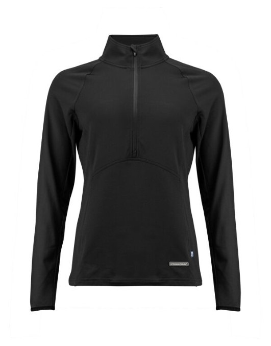 Ladies Adapt Half Zip – Black