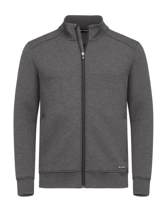 Pemberton Full Zip Sweatshirt – Anthracite Melange