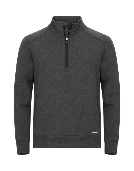 Pemberton Half Zip – Anthracite Melange