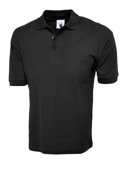 Classic Cotton Poloshirt – Black