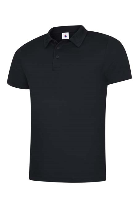 Mens Ultra Cool Poloshirt – Black