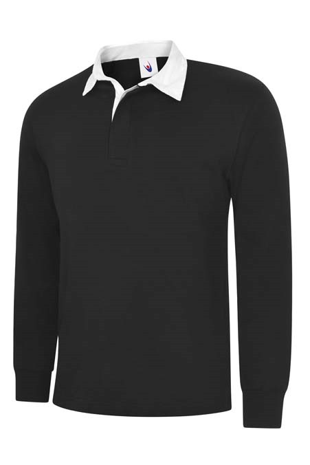 Classic Rugby Shirt – Black