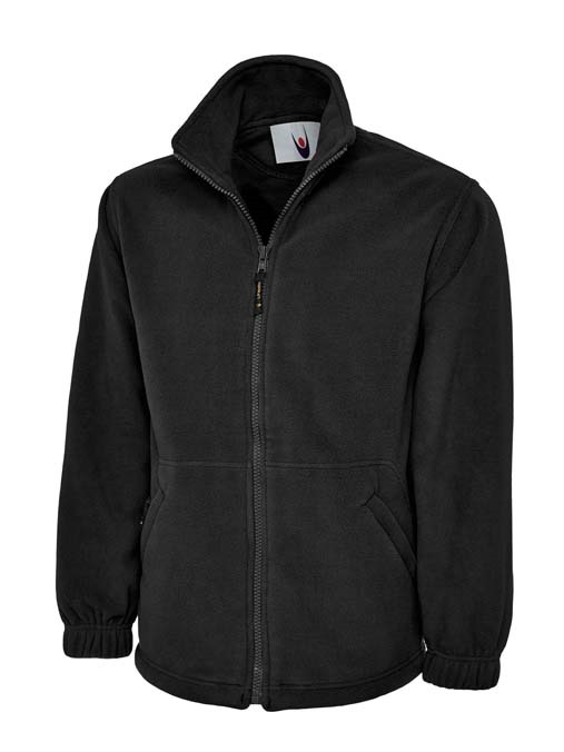 Classic Full Zip Fleece Jacket – Black