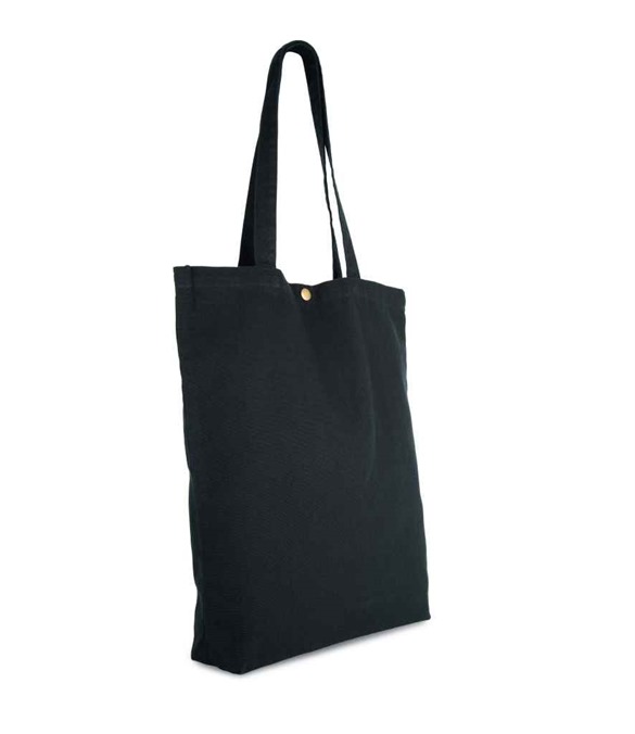 Kimood Washed Cotton Tote Bag – Washed Black