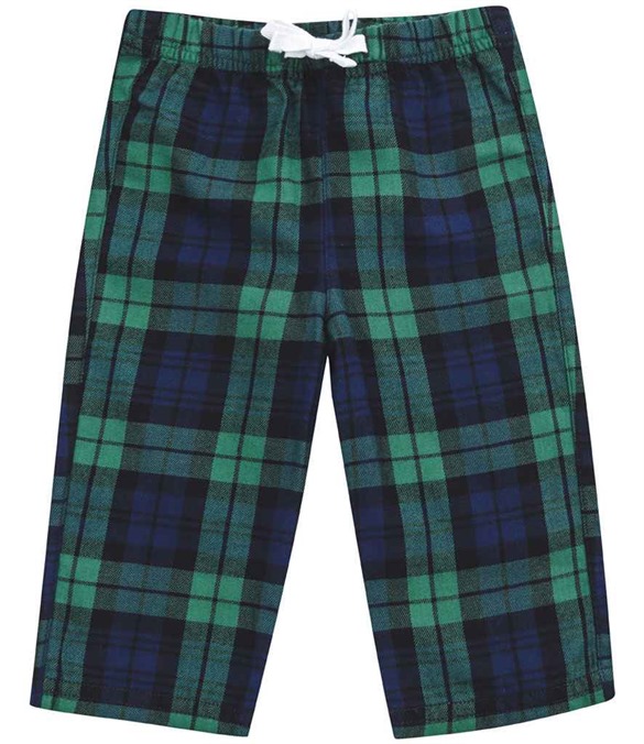 Larkwood Baby/Toddler Tartan Lounge Pants – Navy/Green
