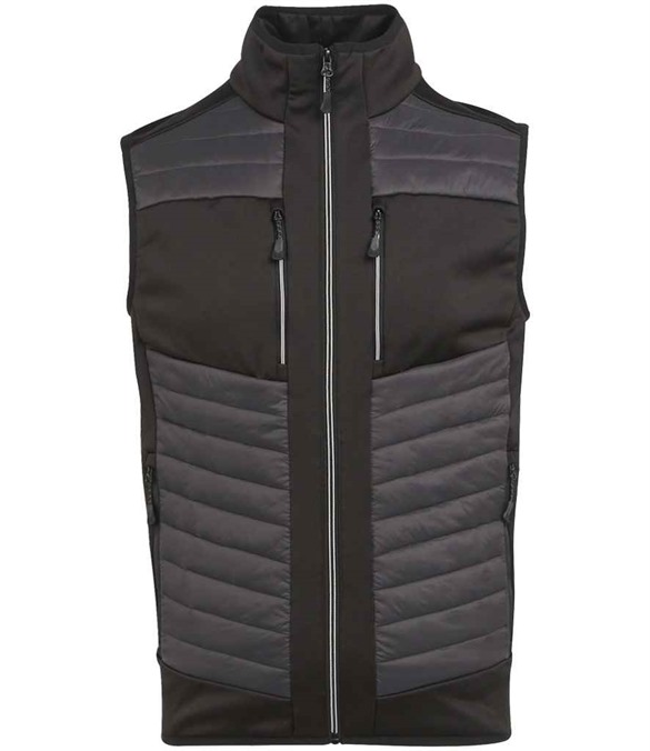 Regatta E-Volve Unisex Thermal Hybrid Bodywarmer – Ash/Black